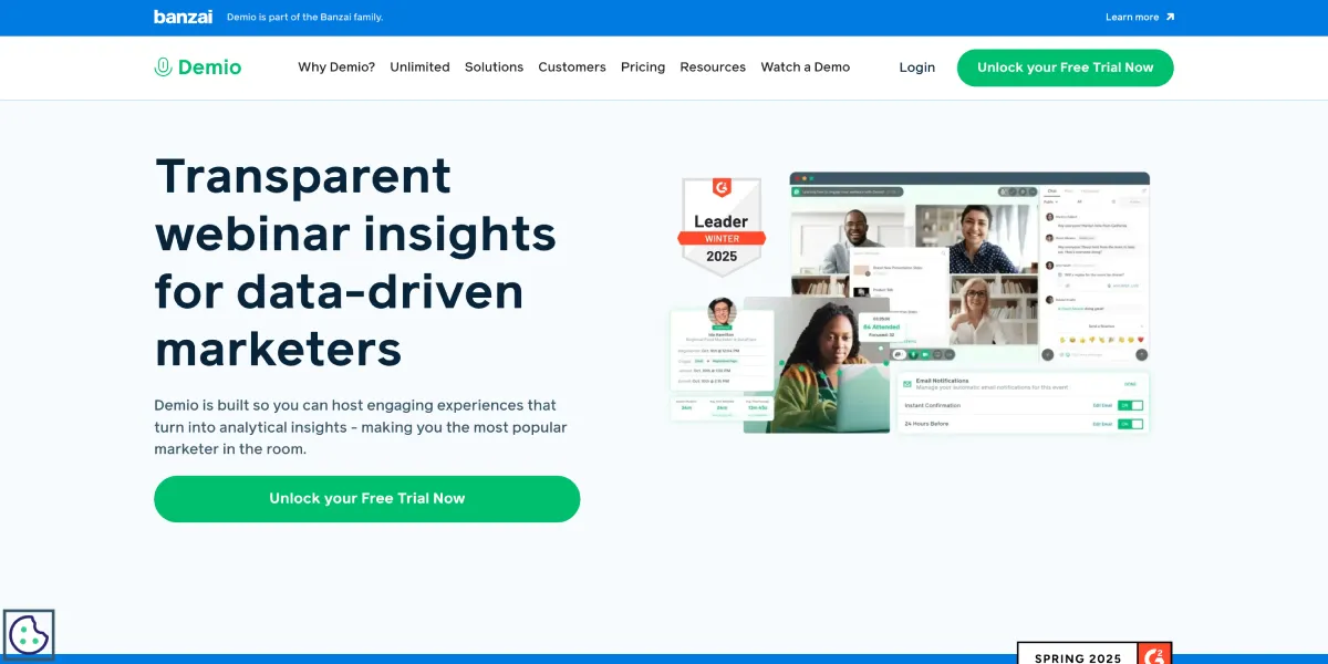 Demio Webinar Platform