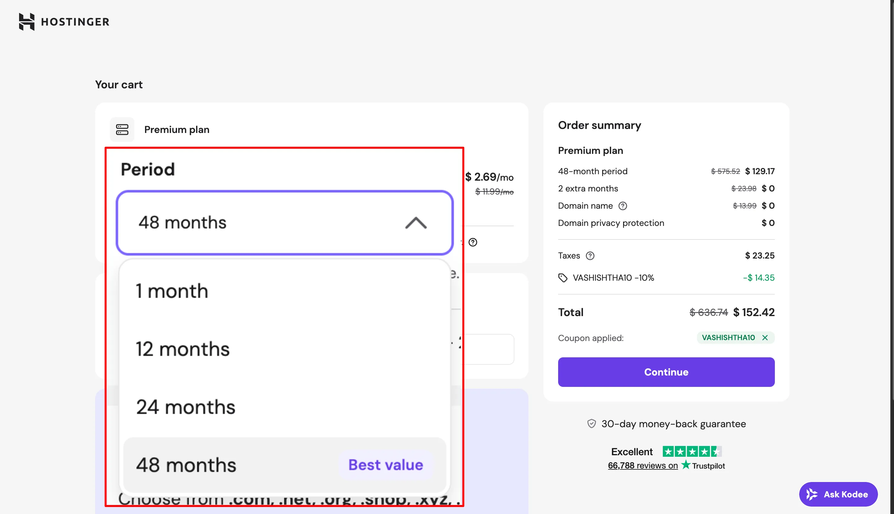 Select 48-Month Billing Period