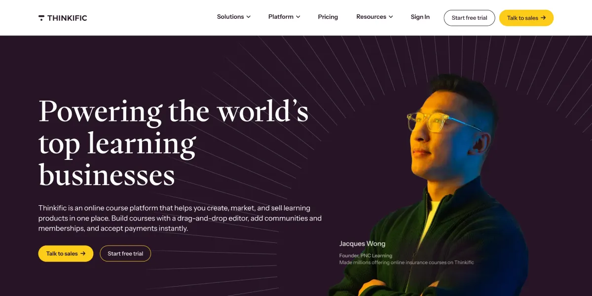 Thinkific Online Course Platform