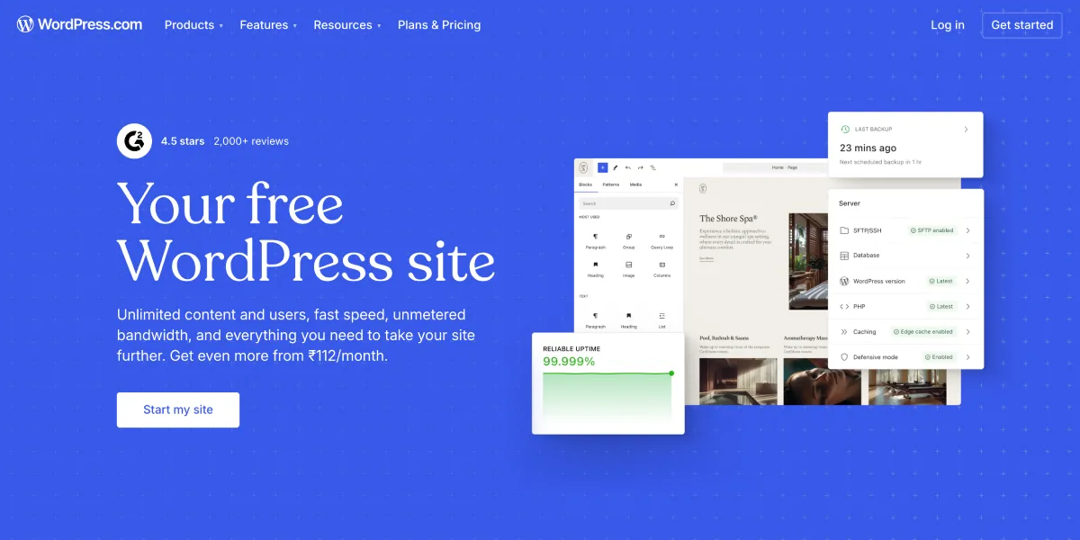 WordPress.com Business Hosting Plans