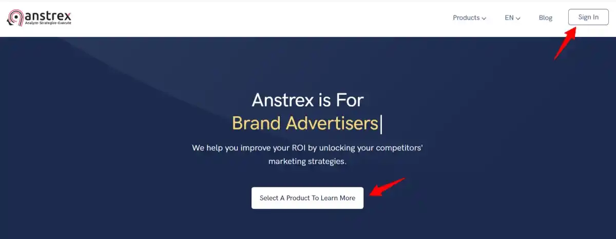 Anstrex Native Ad Spy Tool