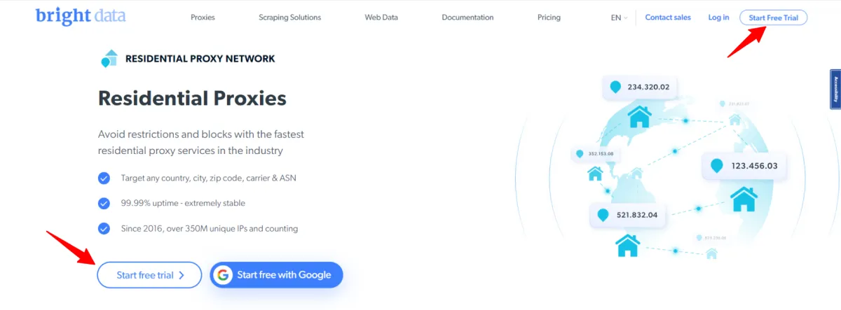 Bright Data Residential Proxy