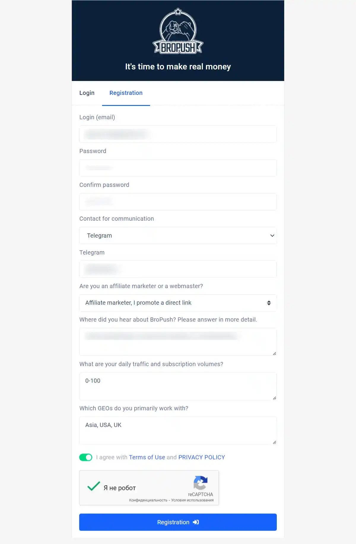 bropush publisher form fill bropush publisher form fill