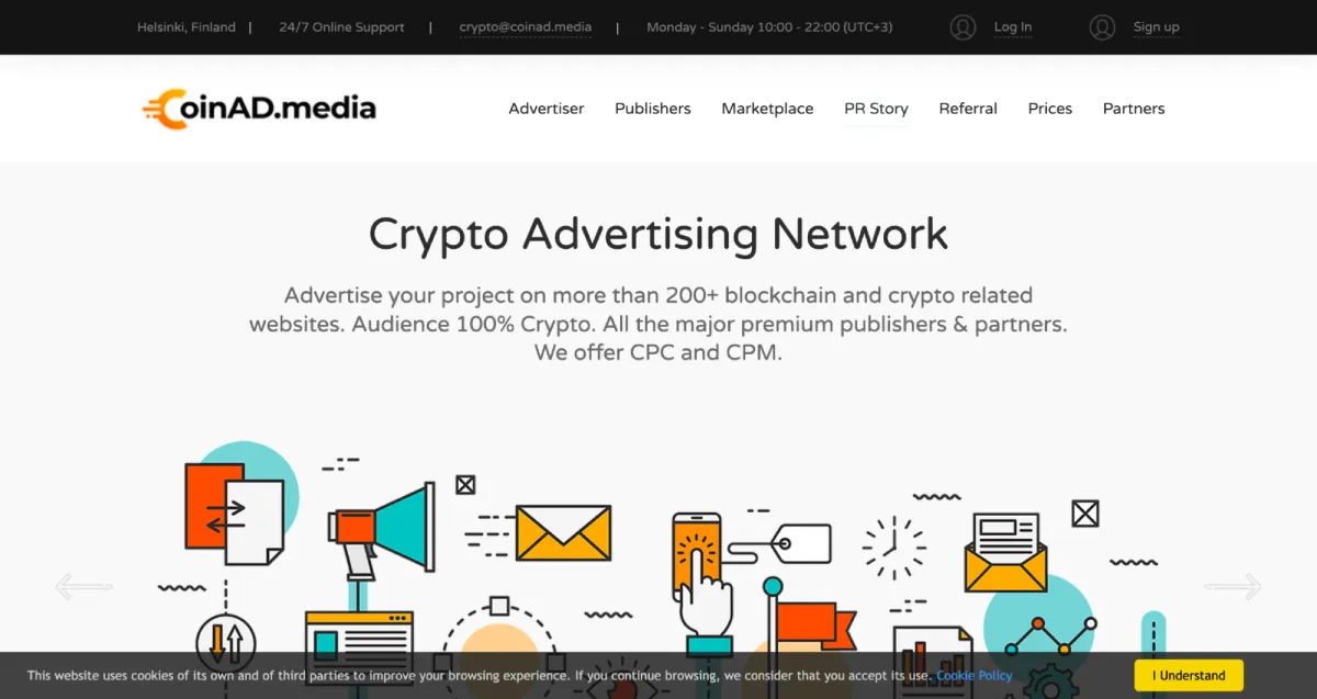 coinadmedia crypto ad network coinadmedia crypto ad network