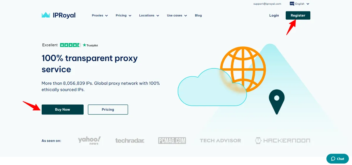 IPRoyal Homepage