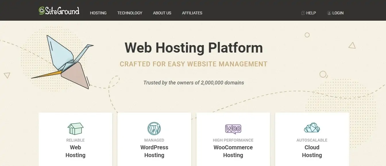 SiteGround Managed WordPress Hosting
