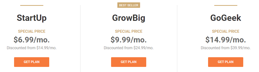 SiteGround Pricing