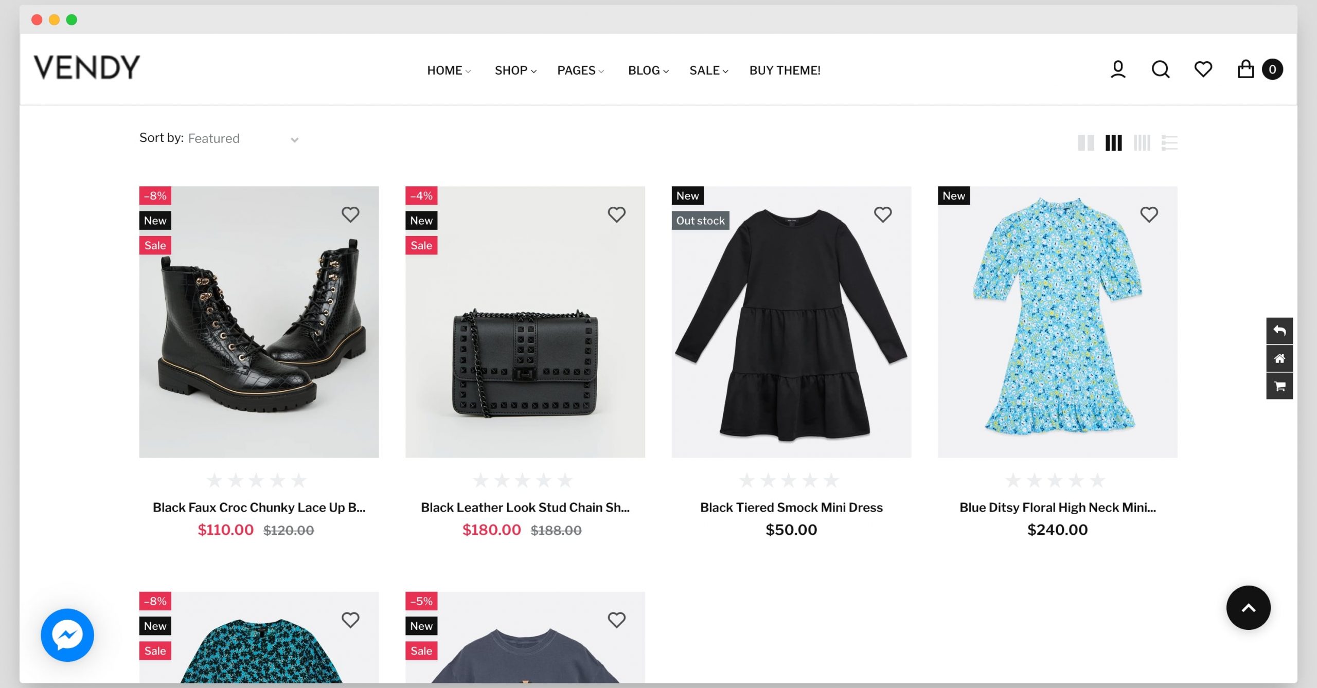 vendy theme demo preview