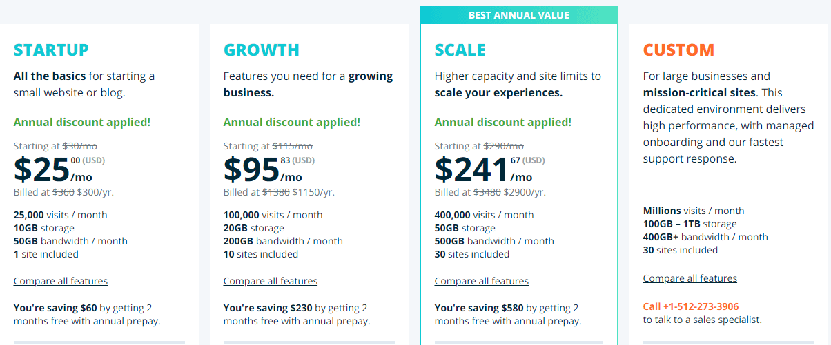 WP Engine Pricing